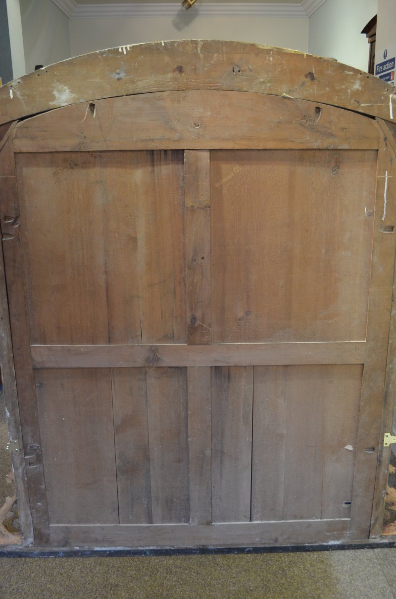 Large Antique Wall Mirror Overmantle Mirror H170cm - Image 13